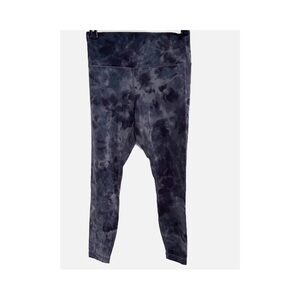 lululemon athletica Black Tie-Dye Leggings